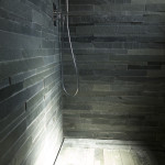 Shower floor, detail