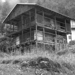 External view facade toward valley