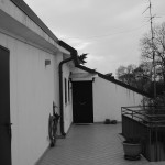 Terrace view towards housing entrance