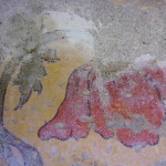Detail fresco decoration